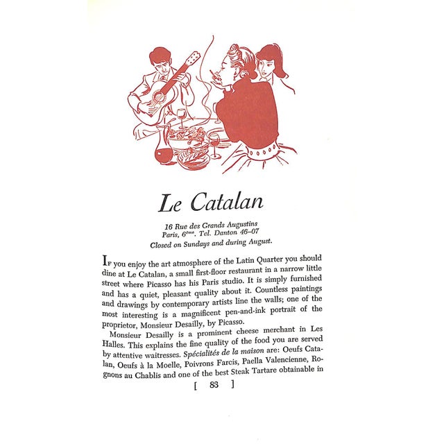 "Paris Cuisine" 1952 Beard, James A. And Watt, Alexander For Sale - Image 9 of 12