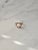 8MM Pearl Ring with Ruby Halo 14k Yellow Gold, Size 7.5 For Sale - Image 4 of 5