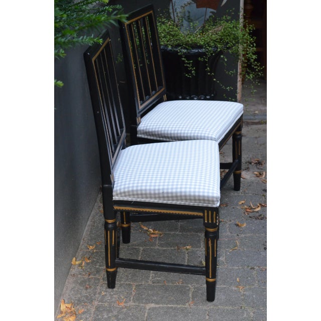 Set of Swedish Classicist Style Chairs, 1900s For Sale - Image 5 of 11