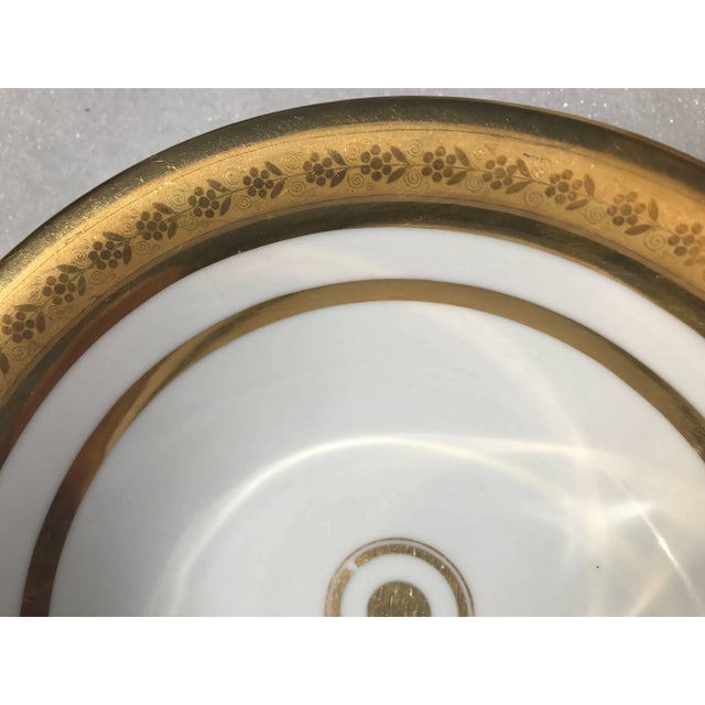 Ceramic Empire Porcelain Bowl With Cameo Profiles For Sale - Image 7 of 11