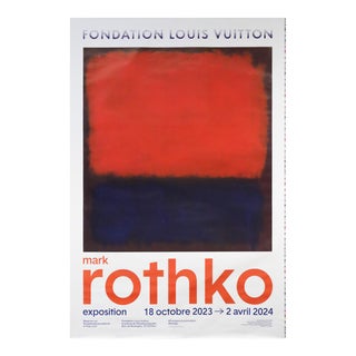 2023 French Exhibition Poster - Mark Rothko, Fondation Louis Vuitton (N.14) For Sale