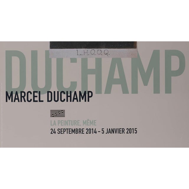 Pompidou Poster attributed to Marcel Duchamp, 2015 For Sale - Image 4 of 6