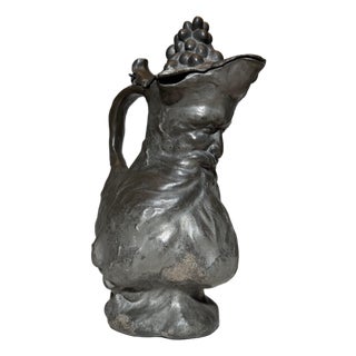 Pewter Pitcher by Philippe Wolfers For Sale