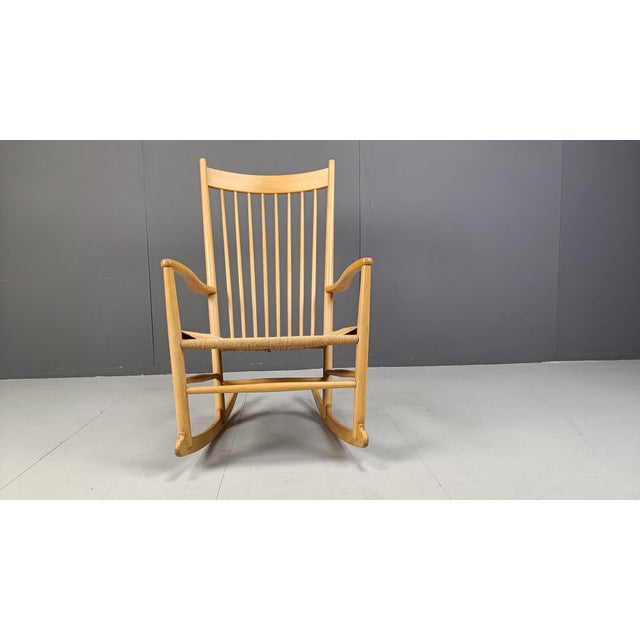 J16 Rocking Chair by Hans Wegner for FDB Mobler, 1960s For Sale - Image 3 of 9