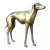 Vintage Monumental Brass Greyhound For Sale