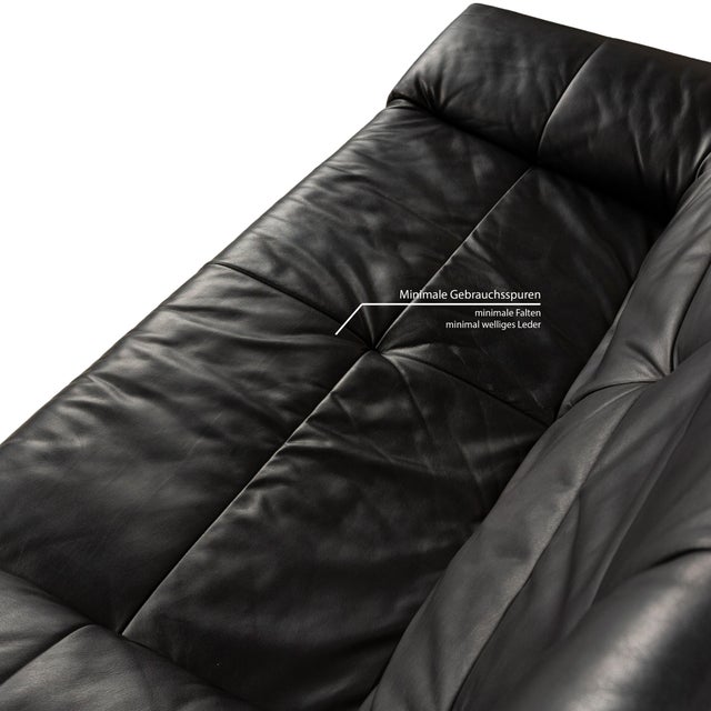 BMP Leather Two-Seater Sofa by Rolf Benz For Sale - Image 6 of 11