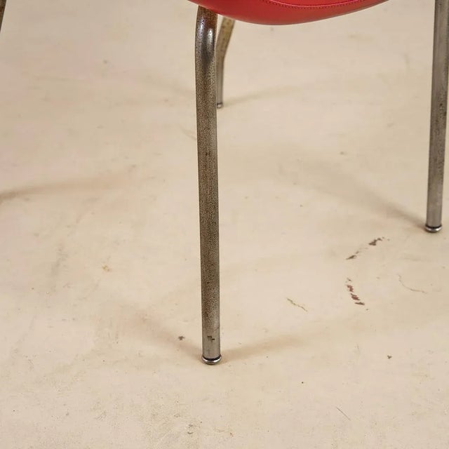 Vintage Red Armchair, 1960s For Sale - Image 6 of 8