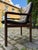 Wood Armchair in Dark Brown Real Leather from Dyrlund For Sale - Image 7 of 11