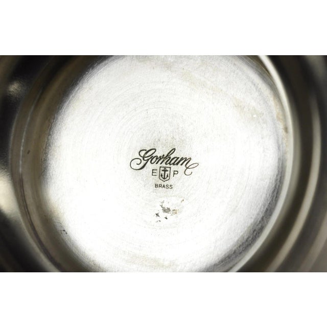 Vintage Gorham Silver Plated Brass Trophy Cup Urn Champagne Chiller Ice Bucket For Sale - Image 16 of 17