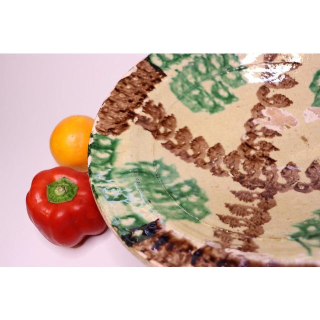 Vintage Handmade Clay Bowl or Plate, 1930s For Sale - Image 15 of 16