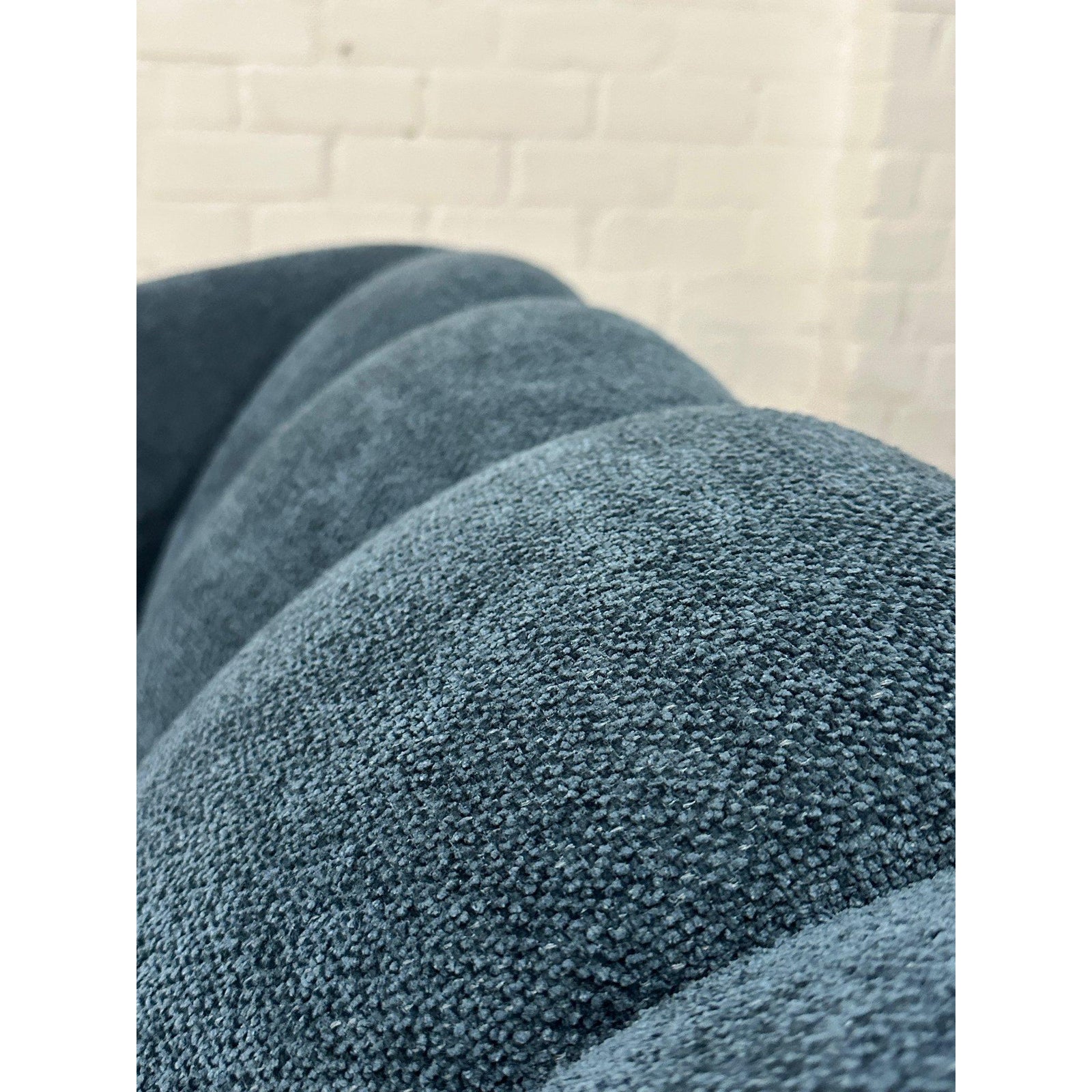 Low Profile Channel Sectional in Blue