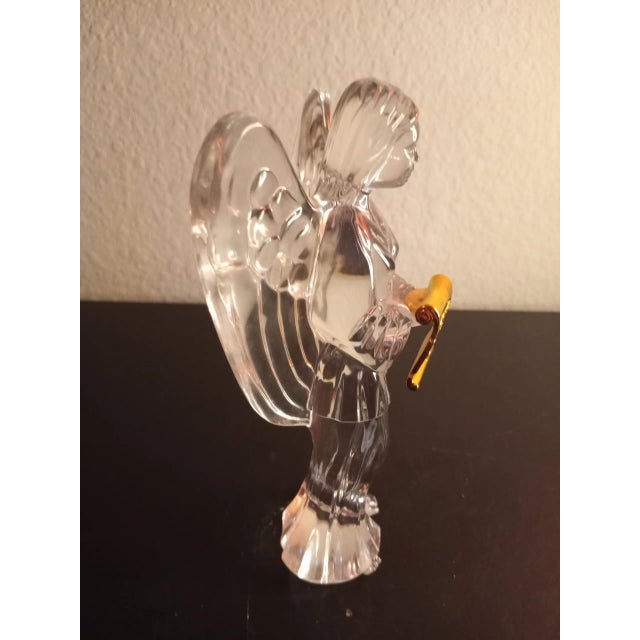 Contemporary Waterford Crystal Angel "Gloria in Excelsis Deo" Figurine For Sale - Image 3 of 8