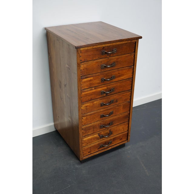 Wood Vintage French Pine Apothecary Cabinet, 1930s For Sale - Image 7 of 14