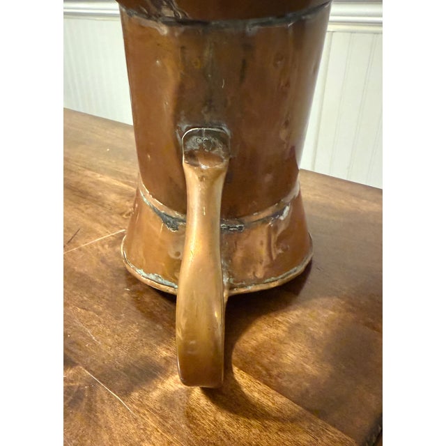 Hammered Copper Pitcher For Sale - Image 11 of 15