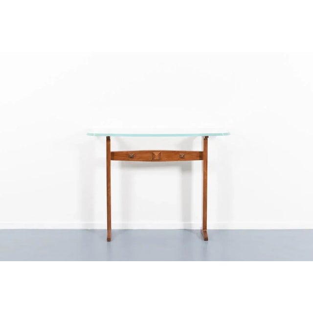 Mid-Century Italian Sculptural Wall Side Table, 1950s For Sale - Image 6 of 6