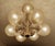 Large Space Age Glass Chandelier, 1970s For Sale - Image 4 of 18