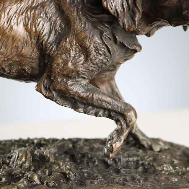 Hunting Dog Figurine in Bronze from Pierre Jules Mène For Sale - Image 4 of 10