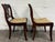 Vintage Associated Factories Duncan Phyfe Regency Style Mahogany Dining Chairs For Sale - Image 9 of 14