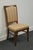 High End Vintage Solid Cherry Italian Neoclassical Regency Revival Dining Side Chair For Sale - Image 4 of 8