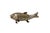 Brass Vintage Mid-Century Modern Brass Koi Fish Figurine Set For Sale - Image 8 of 16