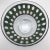 Glass Culver Gold and Emerald Green Bowl and Platter - Set of 2 For Sale - Image 7 of 13