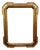 Antique Gilt Frame with Engraved Floral Decoration, 1800s For Sale
