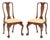 Pair of Kindel George II Style Mahogany Side Chairs For Sale