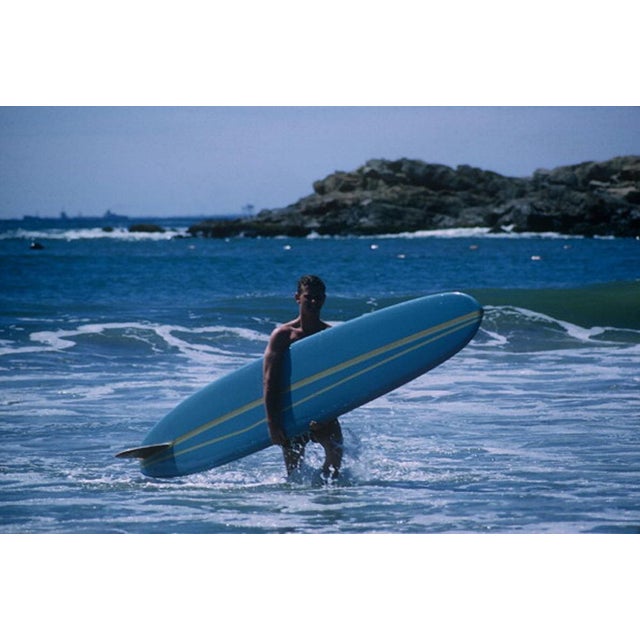 Slim Aarons, Rhode Island Surfer, Estate Stamped C-type Digital Print For Sale - Image 3 of 3