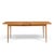 Broyhill Brasilia Mid Century Walnut Expanding Dining Table with 1 Leaf This table measures: 66.25 wide x 40 deep x 30...