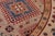 1990s Rustic Kazak Light Blue/Beige Wool Round Rug- 8'0''x8'0'' For Sale - Image 5 of 9