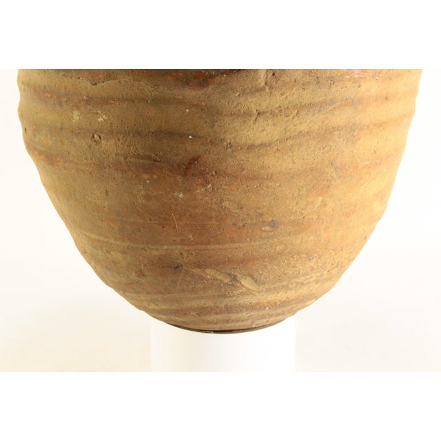 Rustic Spanish Colonial Redware Terracotta Amphorae Jar for Fine Wines For Sale - Image 3 of 18