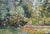 Impressionist Original Oil Painting of Lily Pond For Sale - Image 3 of 4