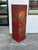 Asian Antique Chinese Red Lacquer Pedestal With the Forbidden City. For Sale - Image 3 of 6