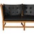 Spoke-Back Sofa in Black Leather by Børge Mogensen, 1990s For Sale - Image 11 of 18
