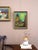 Mid-Century Modern 1949 Mid-Century Modern 'Sun Over the Hills' Vintage Expressive Landscape Oil Painting, Framed For Sale - Image 3 of 12