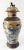 19th Century Chinese Cafe-Au-Lait Garniture Vase With Blue Foo Dogs or Qylin For Sale In New York - Image 6 of 18