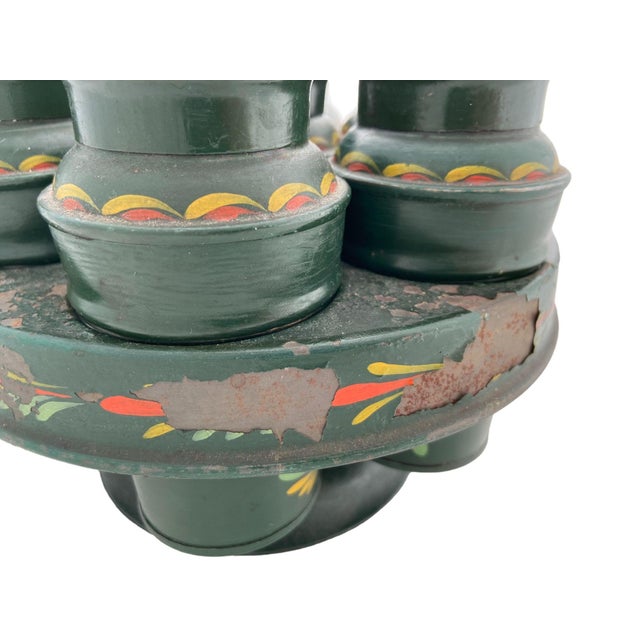 Contemporary Vintage Tin Spice Round- 8 Pieces For Sale - Image 3 of 5