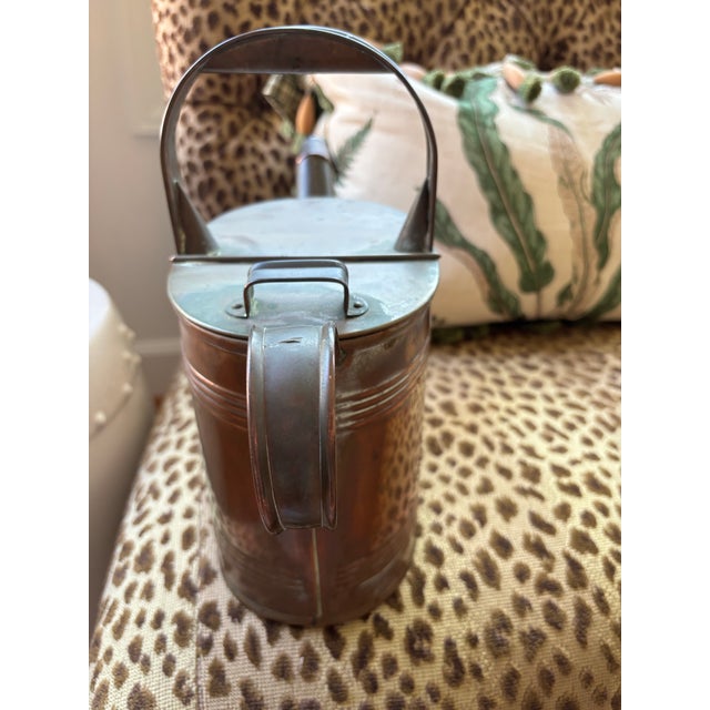 19th Century Victorian Brass Watering Can For Sale - Image 11 of 12