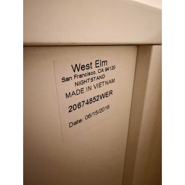 2 Modern Nightstands W/ Drawer and Shelf For Sale In New York - Image 6 of 7