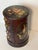 20th Century Italian Small Round Commode Handpainted on Parchment For Sale - Image 4 of 8