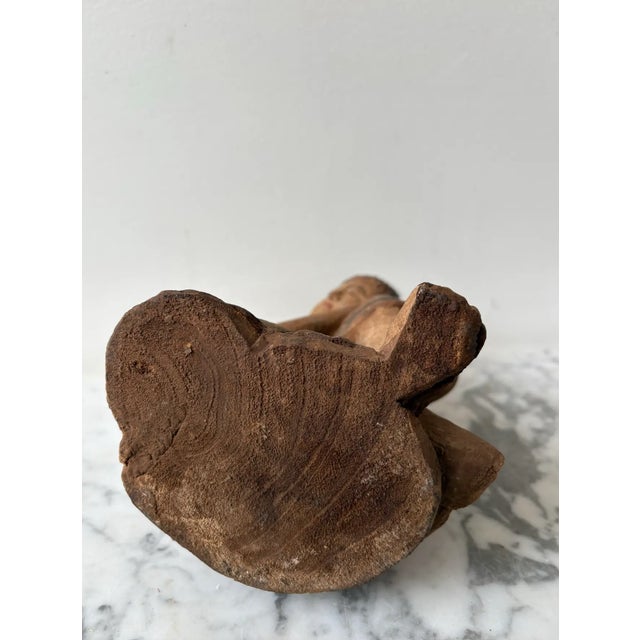 Chinese Antique Liao Dynasty Wooden Buddha Statue For Sale - Image 3 of 7