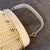1950s High Quality Bakelite and Woven White Cotton Italian Hand-Bag For Sale - Image 6 of 17