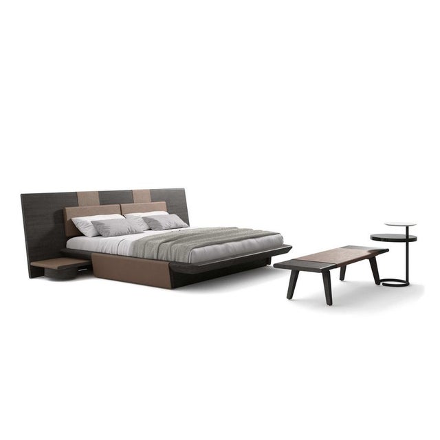 Not Yet Made - Made To Order Acute Bed with Wood Bench and Nightstand by Rodolfo Dordoni for Cassina, Set of 3 For Sale - Image 5 of 18