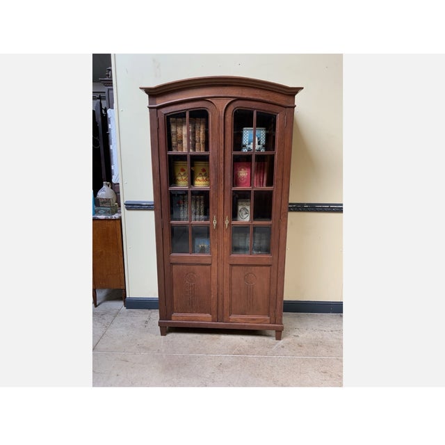 Antique Art Nouveau Display Cabinet, 1915 For Sale - Image 10 of 10
