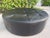 Black Poltrona Frau Cubo D120 Black Pelle Leather Round Ottoman on Casters For Sale - Image 8 of 12