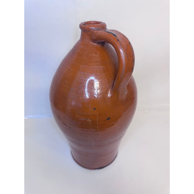 Large Greg Shooner Signed & Dated 1995 Sgraffito Bird Jug, American Studio Pottery For Sale In Boise - Image 6 of 10