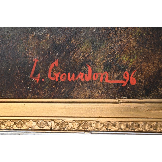 Lucie Gourdon, Walk in the Undergrowth, Oil on Canvas, 1896 For Sale - Image 10 of 16