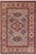 Southwestern Kazak Gray/Beige Wool Rug - 3'10''x5'10'' For Sale - Image 9 of 10