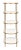 Modern Round 5 Tier Etagere in White & Brass For Sale - Image 3 of 7