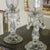 This pair of elegant clear glass candlesticks represents a refined expression of decorative antiques, ideal for those...